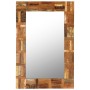 Solid wood wall mirror made of train sleepers 60x90 cm by , Mirrors - Ref: Foro24-246418, Price: 65,09 €, Discount: %