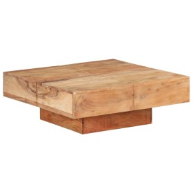 Couchtisch aus massivem Akazienholz, 80 x 80 x 28 cm von , Couchtisch - Ref: Foro24-323593, Preis: 197,99 €, Rabatt: %