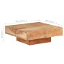 Solid acacia wood coffee table 80x80x28 cm by , Coffee table - Ref: Foro24-323593, Price: 197,99 €, Discount: %