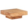 Solid acacia wood coffee table 80x80x28 cm by , Coffee table - Ref: Foro24-323593, Price: 197,99 €, Discount: %