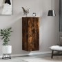 Smoked oak engineered wood wall cabinet 34.5x34x90 cm by , Sideboards - Ref: Foro24-834999, Price: 52,34 €, Discount: %