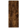 Smoked oak engineered wood wall cabinet 34.5x34x90 cm by , Sideboards - Ref: Foro24-834999, Price: 52,34 €, Discount: %