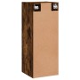 Smoked oak engineered wood wall cabinet 34.5x34x90 cm by , Sideboards - Ref: Foro24-834999, Price: 52,34 €, Discount: %