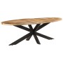 Rough mango wood dining table 240x100x75 cm by , Kitchen and dining tables - Ref: Foro24-321678, Price: 507,99 €, Discount: %