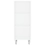 Tall white plywood sideboard 34.5x34x180 cm by , Sideboards - Ref: Foro24-3199009, Price: 87,36 €, Discount: %