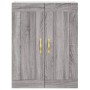 Aparador alto madera contrachapada gris sonoma 69,5x34x180 cm de , Aparadores - Ref: Foro24-3199863, Precio: 151,89 €, Descue...