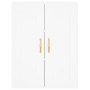 Tall white plywood sideboard 69.5x34x180 cm by , Sideboards - Ref: Foro24-3199985, Price: 179,99 €, Discount: %