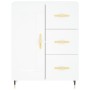 Tall white plywood sideboard 69.5x34x180 cm by , Sideboards - Ref: Foro24-3199985, Price: 179,99 €, Discount: %