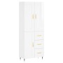 High glossy white plywood sideboard 69.5x34x180 cm by , Sideboards - Ref: Foro24-3199987, Price: 169,63 €, Discount: %