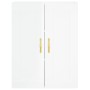 High glossy white plywood sideboard 69.5x34x180 cm by , Sideboards - Ref: Foro24-3199987, Price: 169,63 €, Discount: %