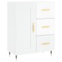 High glossy white plywood sideboard 69.5x34x180 cm by , Sideboards - Ref: Foro24-3199987, Price: 169,63 €, Discount: %