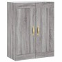 High sideboard sonoma gray plywood 69.5x34x180 cm by , Sideboards - Ref: Foro24-3199991, Price: 159,70 €, Discount: %