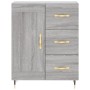 High sideboard sonoma gray plywood 69.5x34x180 cm by , Sideboards - Ref: Foro24-3199991, Price: 159,70 €, Discount: %