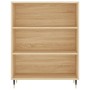 Aparador alto madera contrachapada color roble 69,5x34x180 cm de , Aparadores - Ref: Foro24-3200052, Precio: 112,53 €, Descue...