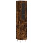 Smoked oak plywood sideboard 34.5x34x180 cm by , Sideboards - Ref: Foro24-3199526, Price: 100,62 €, Discount: %