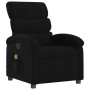 Sillón reclinable de masaje de tela negro de , Sillones - Ref: Foro24-371703, Precio: 219,49 €, Descuento: %