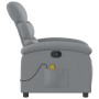 Light Gray Fabric Massage Recliner by , Armchairs - Ref: Foro24-371701, Price: 211,73 €, Discount: %