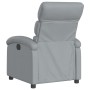 Light Gray Fabric Massage Recliner by , Armchairs - Ref: Foro24-371701, Price: 211,73 €, Discount: %