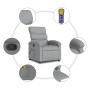 Light Gray Fabric Massage Recliner by , Armchairs - Ref: Foro24-371701, Price: 211,73 €, Discount: %