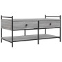 Mesa de centro madera de ingeniería gris Sonoma 99x50x50 cm de , Mesas de centro - Ref: Foro24-833963, Precio: 75,99 €, Descu...