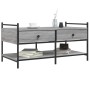 Mesa de centro madera de ingeniería gris Sonoma 99x50x50 cm de , Mesas de centro - Ref: Foro24-833963, Precio: 75,99 €, Descu...