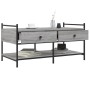 Mesa de centro madera de ingeniería gris Sonoma 99x50x50 cm de , Mesas de centro - Ref: Foro24-833963, Precio: 75,99 €, Descu...