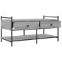 Mesa de centro madera de ingeniería gris Sonoma 99x50x50 cm de , Mesas de centro - Ref: Foro24-833963, Precio: 75,99 €, Descu...