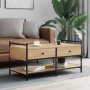 Sonoma oak engineered wood coffee table 99x50x50 cm by , Coffee table - Ref: Foro24-833961, Price: 73,17 €, Discount: %