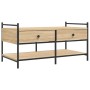 Sonoma oak engineered wood coffee table 99x50x50 cm by , Coffee table - Ref: Foro24-833961, Price: 71,64 €, Discount: %