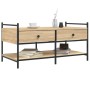 Sonoma oak engineered wood coffee table 99x50x50 cm by , Coffee table - Ref: Foro24-833961, Price: 71,64 €, Discount: %