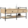 Sonoma oak engineered wood coffee table 99x50x50 cm by , Coffee table - Ref: Foro24-833961, Price: 71,64 €, Discount: %