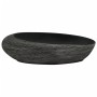 Gray and black ceramic oval countertop sink 59x40x14 cm by , Sinks - Ref: Foro24-155091, Price: 161,62 €, Discount: %