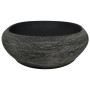 Gray and black ceramic oval countertop sink 59x40x14 cm by , Sinks - Ref: Foro24-155091, Price: 161,62 €, Discount: %