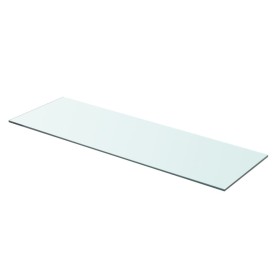 Panel de estante vidrio claro 80x25 cm de vidaXL, Estantes y estanterías - Ref: Foro24-243835, Precio: 18,99 €, Descuento: %