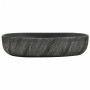 Black ceramic oval countertop washbasin 59x40x14 cm by , Sinks - Ref: Foro24-155102, Price: 161,32 €, Discount: %