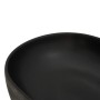 Gray and black ceramic oval countertop sink 59x40x14 cm by , Sinks - Ref: Foro24-155109, Price: 162,90 €, Discount: %