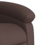 Sillón reclinable de cuero sintético marrón de , Sillones - Ref: Foro24-371715, Precio: 188,36 €, Descuento: %