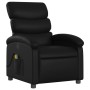 Sillón de masaje reclinable cuero sintético negro de , Sillones - Ref: Foro24-371720, Precio: 198,03 €, Descuento: %