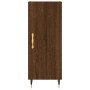 Aparador alto madera contrachapada roble marrón 34,5x34x180 cm de , Aparadores - Ref: Foro24-3200120, Precio: 102,98 €, Descu...