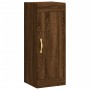 Aparador alto madera contrachapada roble marrón 34,5x34x180 cm de , Aparadores - Ref: Foro24-3200120, Precio: 102,98 €, Descu...