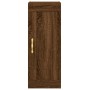 Aparador alto madera contrachapada roble marrón 34,5x34x180 cm de , Aparadores - Ref: Foro24-3200120, Precio: 102,98 €, Descu...