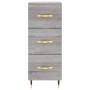 Aparador alto madera contrachapada gris Sonoma 34,5x34x180 cm de , Aparadores - Ref: Foro24-3200183, Precio: 107,39 €, Descue...