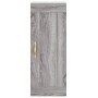 Aparador alto madera contrachapada gris Sonoma 34,5x34x180 cm de , Aparadores - Ref: Foro24-3200183, Precio: 107,39 €, Descue...