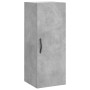 Armario de pared madera ingeniería gris hormigón 34,5x34x90 cm de , Aparadores - Ref: Foro24-834998, Precio: 47,09 €, Descuen...