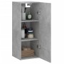 Concrete gray engineered wood wall cabinet 34.5x34x90 cm by , Sideboards - Ref: Foro24-834998, Price: 47,99 €, Discount: %