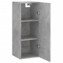 Betongrauer Wandschrank aus Holzwerkstoff, 34,5 x 34 x 90 cm von , Sideboards - Ref: Foro24-834998, Preis: 47,99 €, Rabatt: %