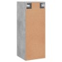 Armario de pared madera ingeniería gris hormigón 34,5x34x90 cm de , Aparadores - Ref: Foro24-834998, Precio: 47,09 €, Descuen...