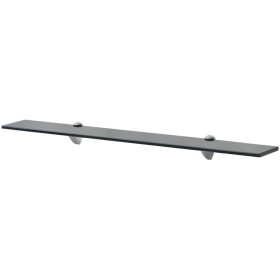 Floating glass shelf 80x10 cm 8 mm by vidaXL, Shelves and shelves - Ref: Foro24-243767, Price: 20,36 €, Discount: %