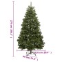 Künstlicher Weihnachtsbaum mit Scharnieren und Ständer grün 270 cm von , Weihnachtsbäume - Ref: Foro24-357782, Preis: 182,73 ...