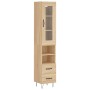 Sonoma oak plywood sideboard 34.5x34x180 cm by , Sideboards - Ref: Foro24-3199332, Price: 108,55 €, Discount: %